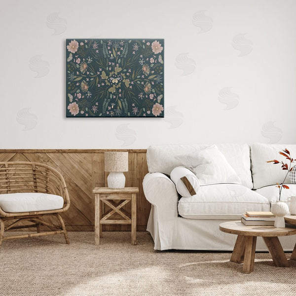 Stupell Industries Birgit Maria Kiennast | Varied Floral Botanical Pattern Butterfly Insect Motif Wall Art