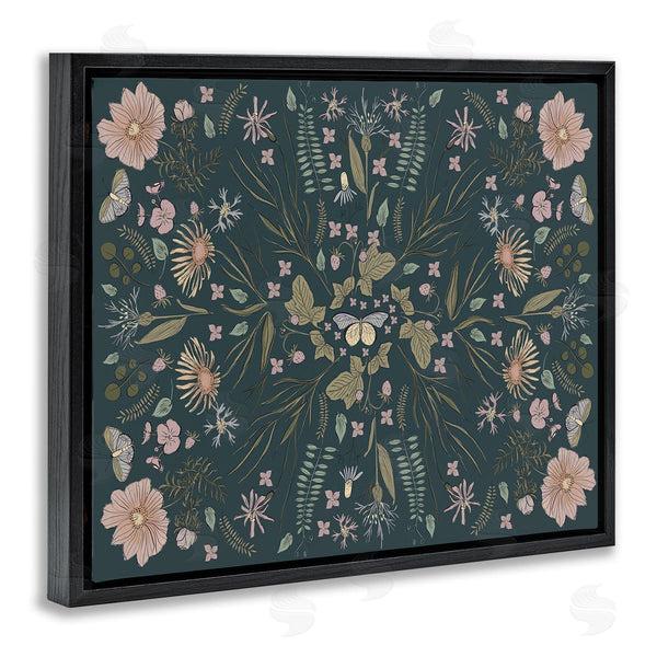 Stupell Industries Birgit Maria Kiennast | Varied Floral Botanical Pattern Butterfly Insect Motif Wall Art