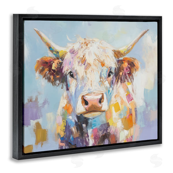 Stupell Industries Blakely Bering | Expressive Brushed Highland Cow Wall Art