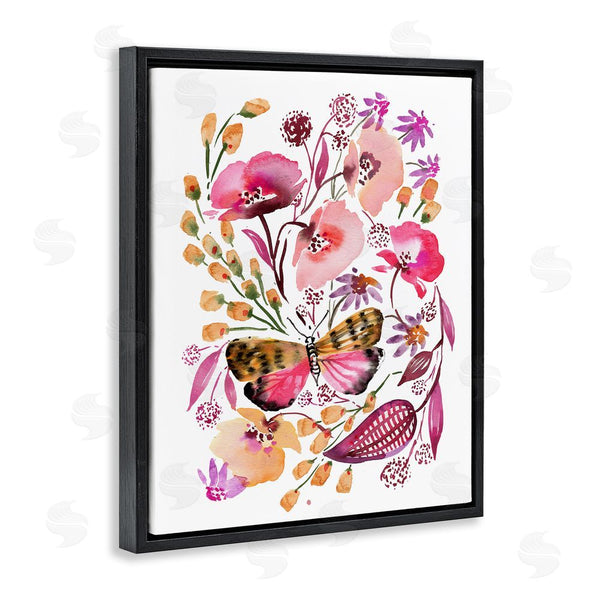 Stupell Industries Bley Hack | Abstract Pink Botanicals Wall Art