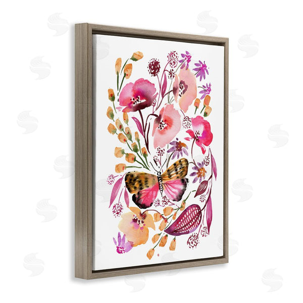 Stupell Industries Bley Hack | Abstract Pink Botanicals Wall Art