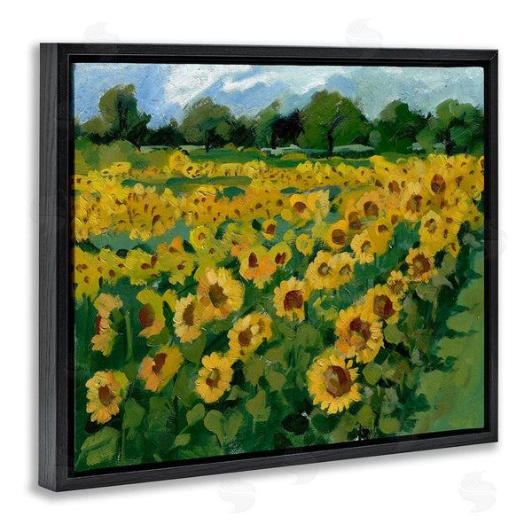 Stupell Industries Bley Hack | Sunflower Farm Painting Wall Art