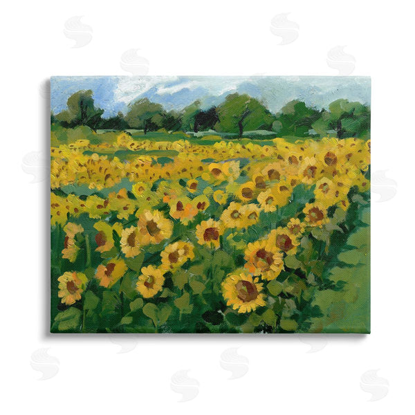 stupell industries Bley Hack | Sunflower Farm Painting Wall Art