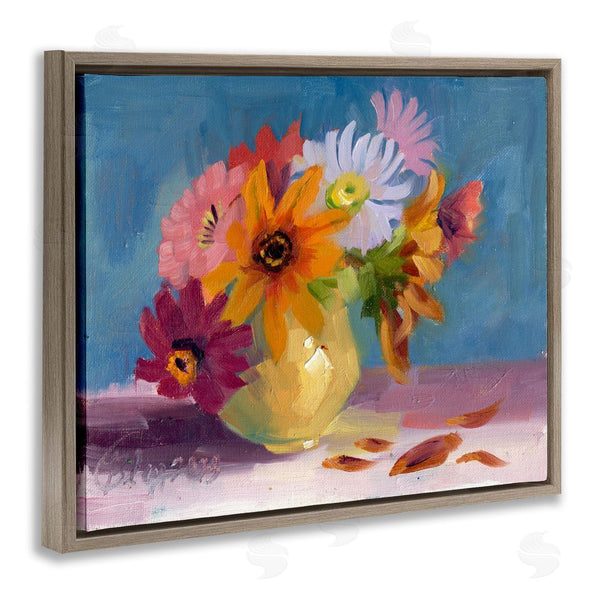 Stupell Industries Bley Hack | Vivid Mums Painting Wall Art