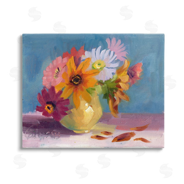 stupell industries Bley Hack | Vivid Mums Painting Wall Art