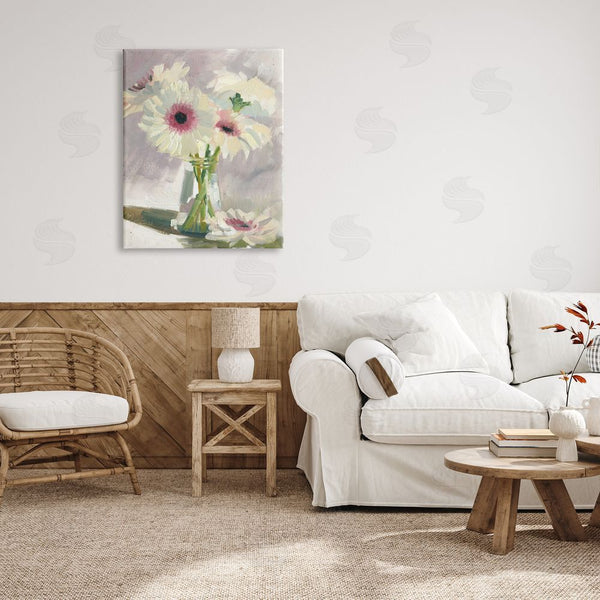 Stupell Industries Bley Hack | White Mums Painting Wall Art
