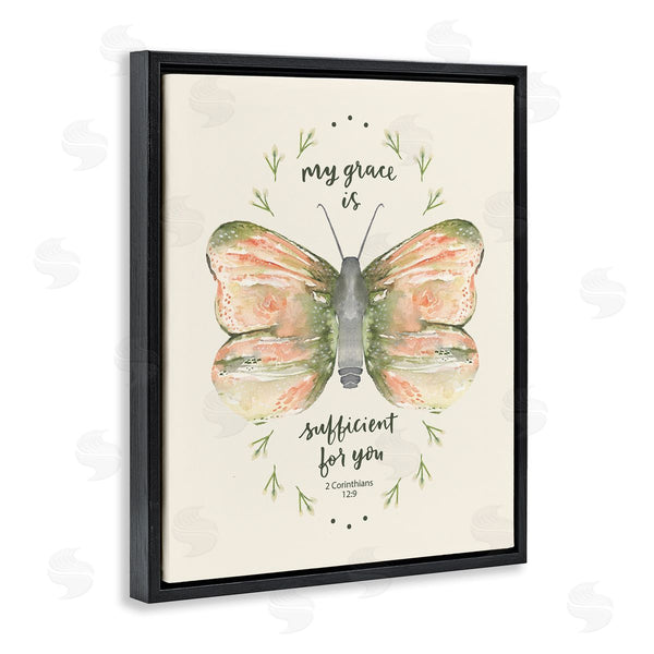 Stupell Industries Blue Chair Blessing | Floral Corinthians Verse Wall Art