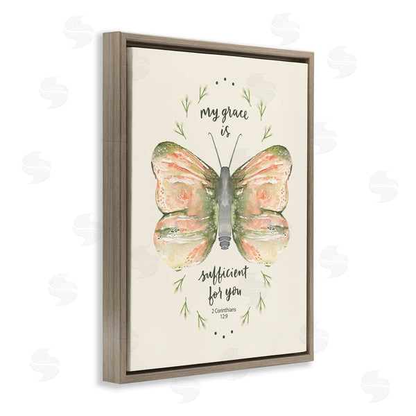 Stupell Industries Blue Chair Blessing | Floral Corinthians Verse Wall Art