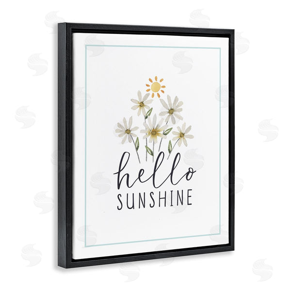Stupell Industries Blue Chair Blessing | Hello Sunshine With Daisies