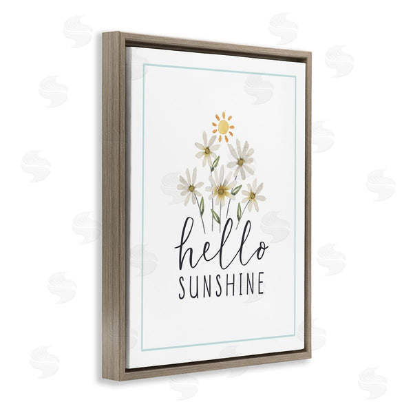 Stupell Industries Blue Chair Blessing | Hello Sunshine With Daisies