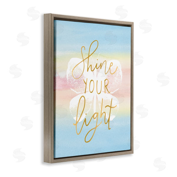 Stupell Industries Blue Chair Blessing | Shine Your Light