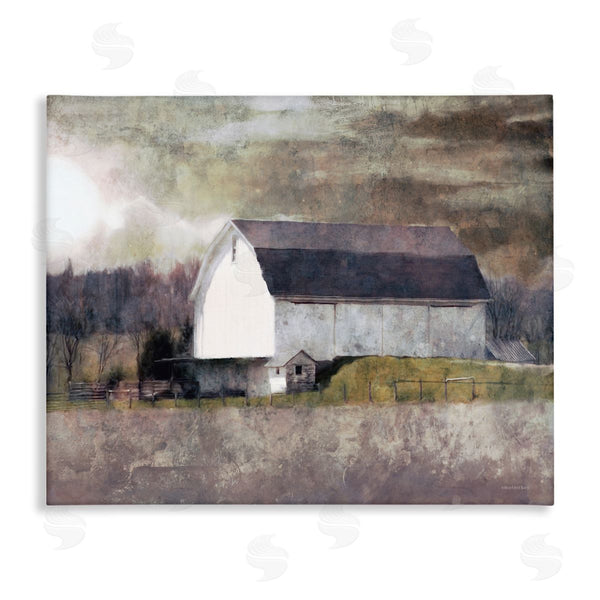 stupell industries Bluebird Barn | Stormy Sky Country Farm Barn