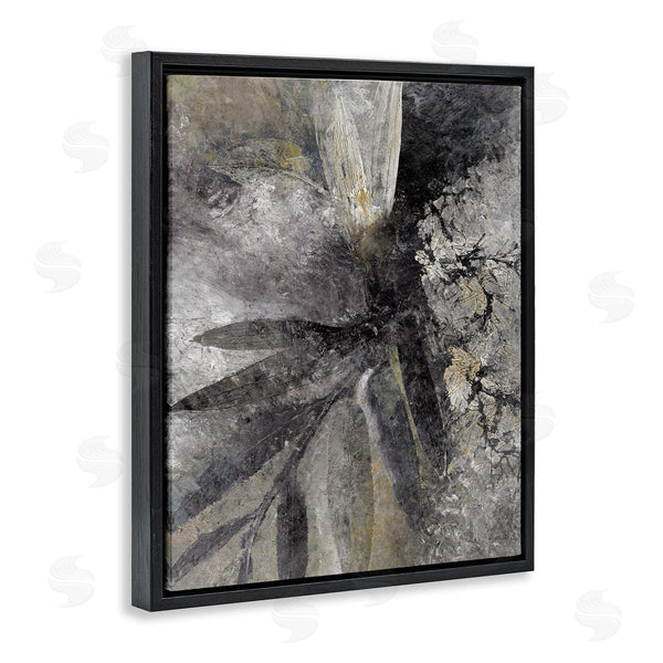 Stupell Industries BlursByAI | Grey Abstract Botanical