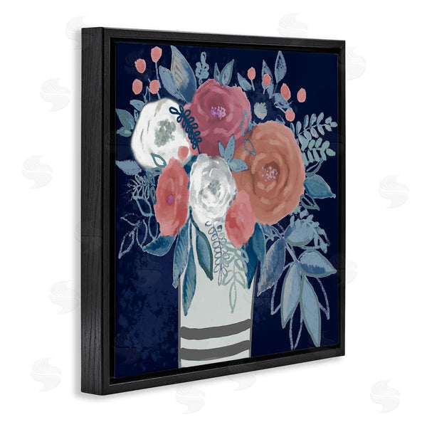 Stupell Industries Boho Studio | Contemporary Flower Blossoms Vase Wall Art