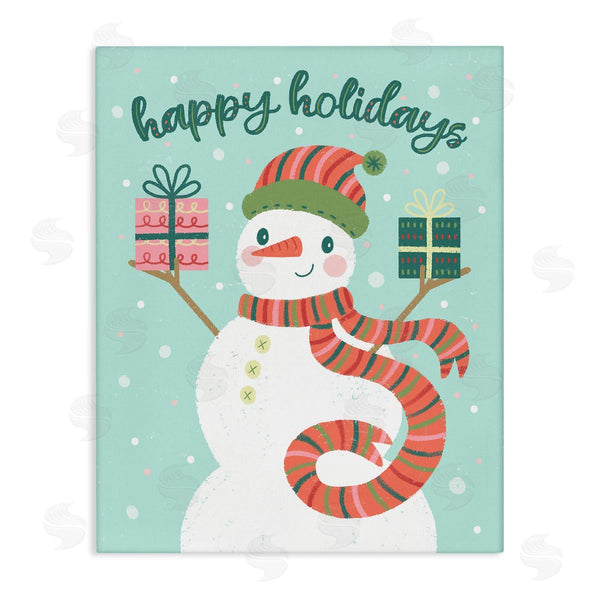 stupell industries Brandi Powell | Happy Holidays Snowman