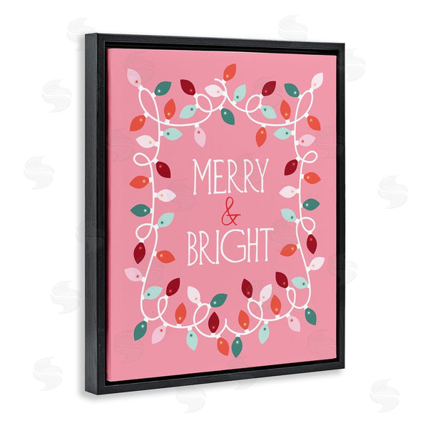Stupell Industries Brandi Powell | Merry And Bright Pink