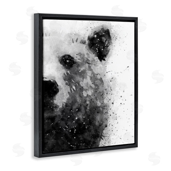 Stupell Industries Brandon Wong | Bear Portrait Paint Splatter