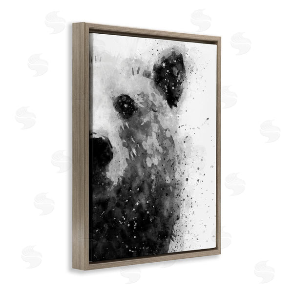 Stupell Industries Brandon Wong | Bear Portrait Paint Splatter