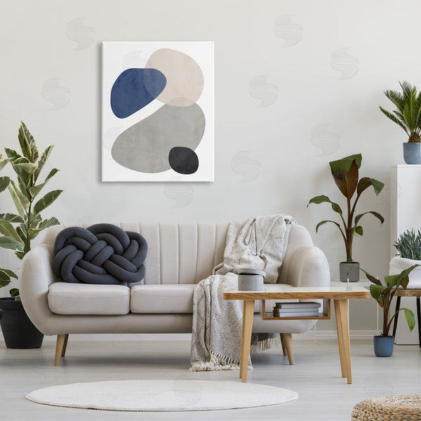 Stupell Industries Brandon Wong | Layered Minimal Oblong Forms Wall Art