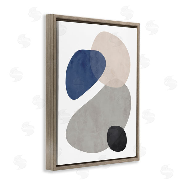 Stupell Industries Brandon Wong | Layered Minimal Oblong Forms Wall Art