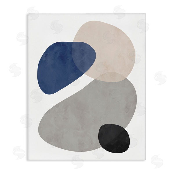 stupell industries Brandon Wong | Layered Minimal Oblong Forms Wall Art