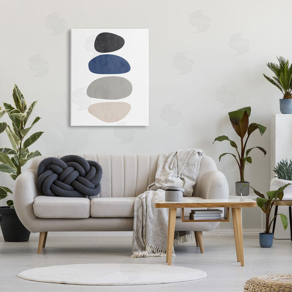 Stupell Industries Brandon Wong | Minimal Stacked Round Shapes Wall Art