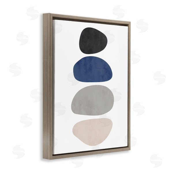Stupell Industries Brandon Wong | Minimal Stacked Round Shapes Wall Art