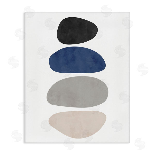 stupell industries Brandon Wong | Minimal Stacked Round Shapes Wall Art