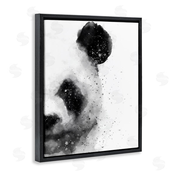 Stupell Industries Brandon Wong | Panda Portrait Paint Splatter