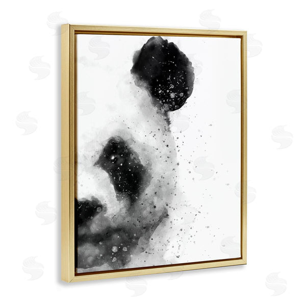 Stupell Industries Brandon Wong | Panda Portrait Paint Splatter