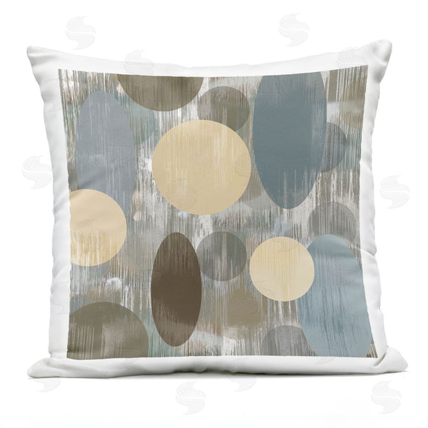 Stupell Industries Brent Nelson | Circle Pattern Layered Shapes Printed Throw Pillow