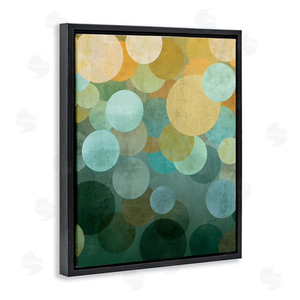 Stupell Industries Brent Nelson | Green Ombre Circles Pattern Wall Art