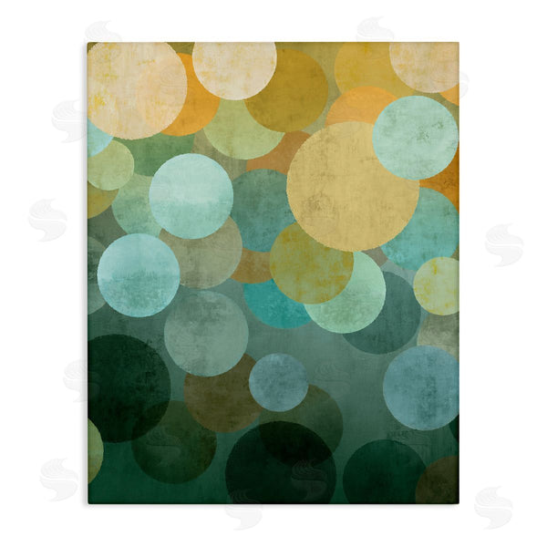 stupell industries Brent Nelson | Green Ombre Circles Pattern Wall Art