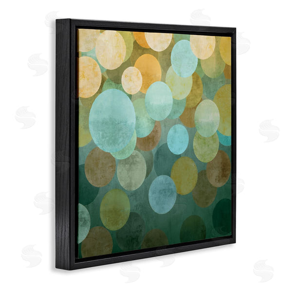 Stupell Industries Brent Nelson | Layered Green Circles