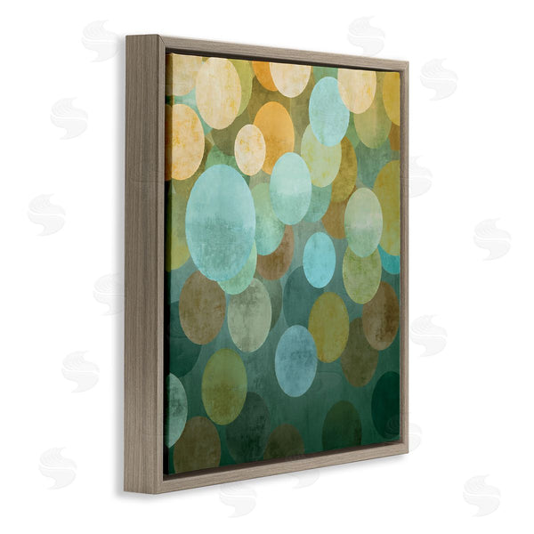 Stupell Industries Brent Nelson | Layered Green Circles