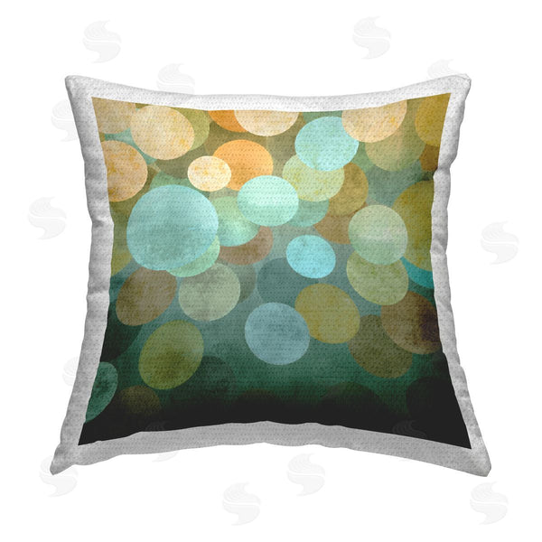 Stupell Industries Brent Nelson | Modern Circles Geometric Pattern Printed Throw Pillow