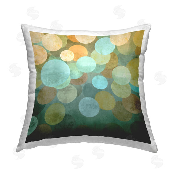 stupell industries Brent Nelson | Modern Circles Geometric Pattern Printed Throw Pillow