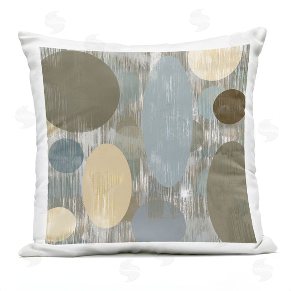 Stupell Industries Brent Nelson | Modern Geometric Circle Shapes Printed Throw Pillow