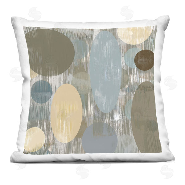 stupell industries Brent Nelson | Modern Geometric Circle Shapes Printed Throw Pillow
