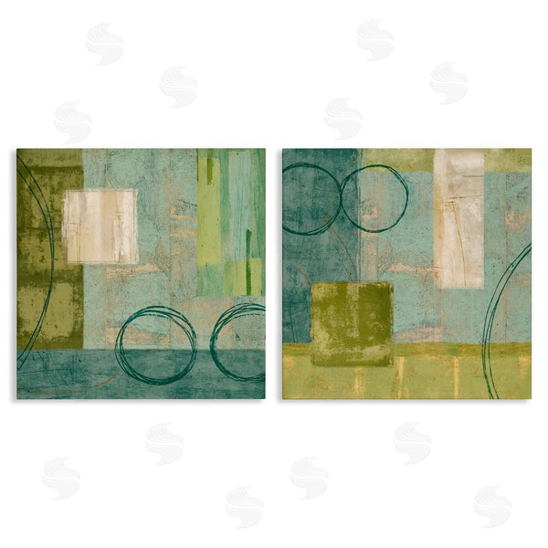stupell industries Brent Nelson | Soft Geometric Shape Abstraction Wall Art