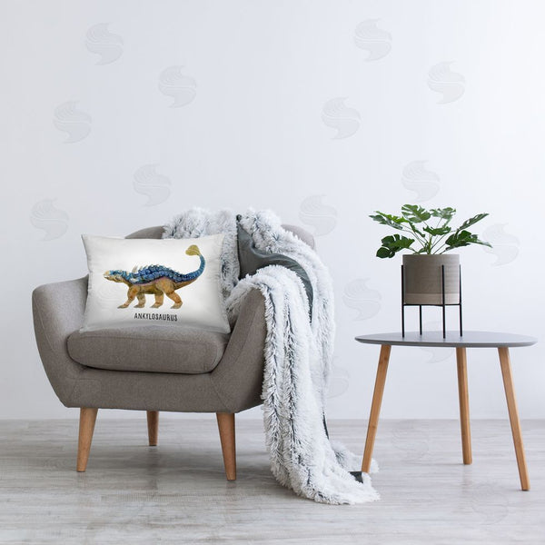 Stupell Industries Brett Blumenthal | Ankylosaurus Dinosaur Learning