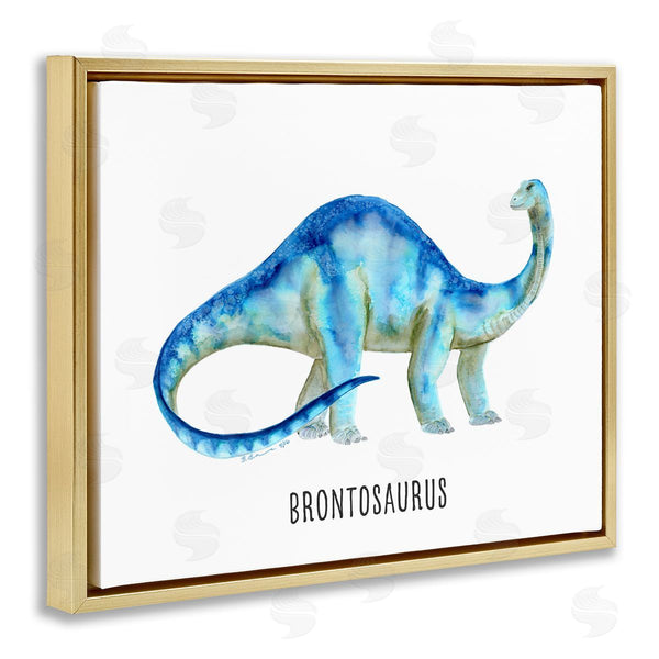 Stupell Industries Brett Blumenthal | Brontosaurus Dinosaur Learning