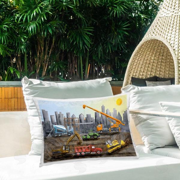 Stupell Industries Brett Blumenthal | Construction Trucks Skyline