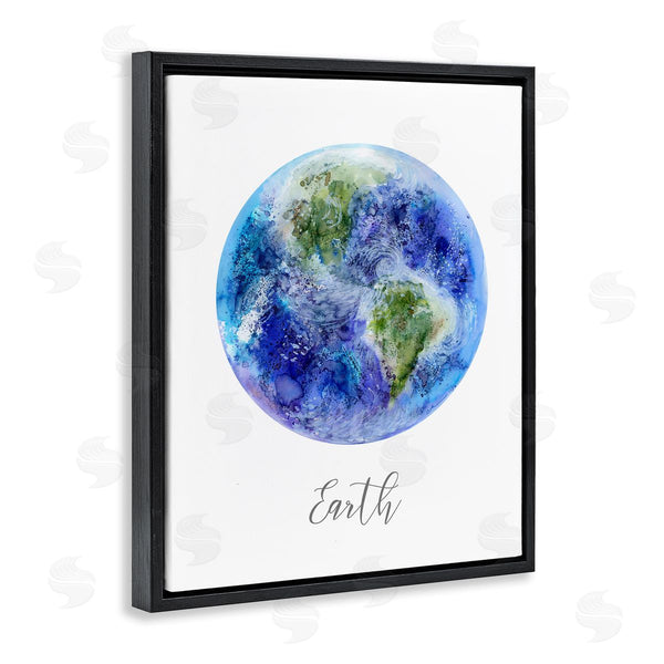 Stupell Industries Brett Blumenthal | Dappled Watercolor Earth
