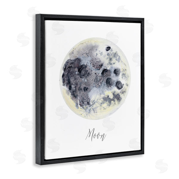 Stupell Industries Brett Blumenthal | Dappled Watercolor Moon