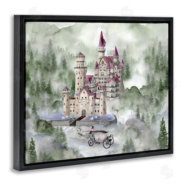 Stupell Industries Brett Blumenthal | Elegant Carriage To Castle