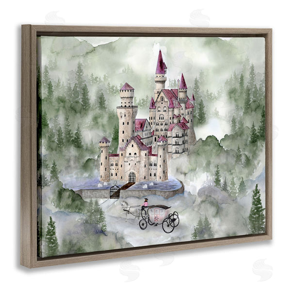 Stupell Industries Brett Blumenthal | Elegant Carriage To Castle