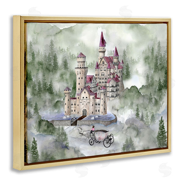 Stupell Industries Brett Blumenthal | Elegant Carriage To Castle