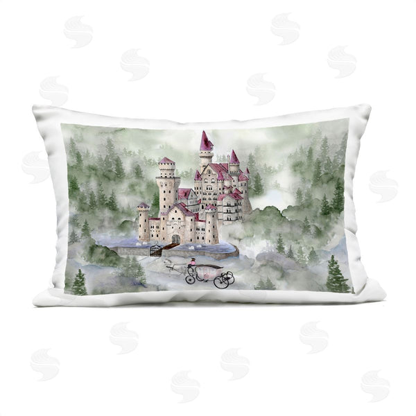 Stupell Industries Brett Blumenthal | Elegant Carriage To Castle Printed Throw Pillow