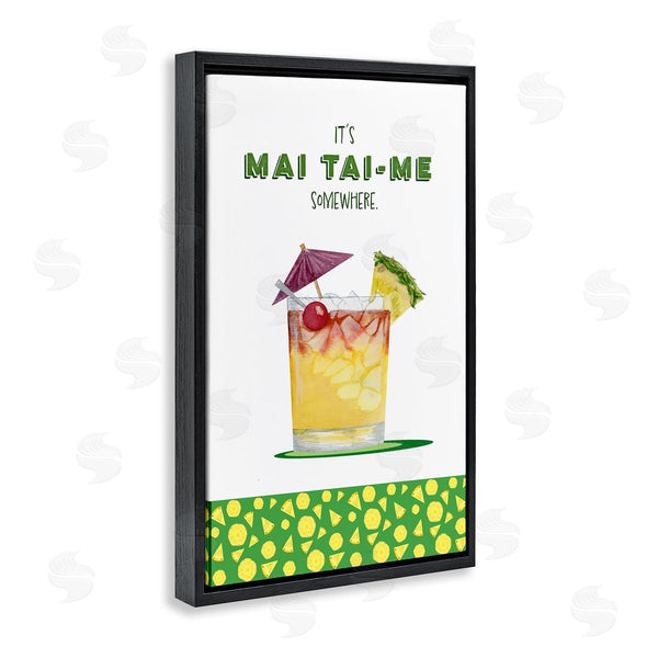 Stupell Industries Brett Blumenthal | Mai Tai-me Somewhere Cocktail